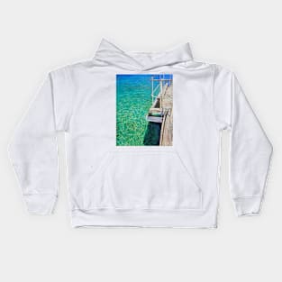 Aquamarine Delight Kids Hoodie